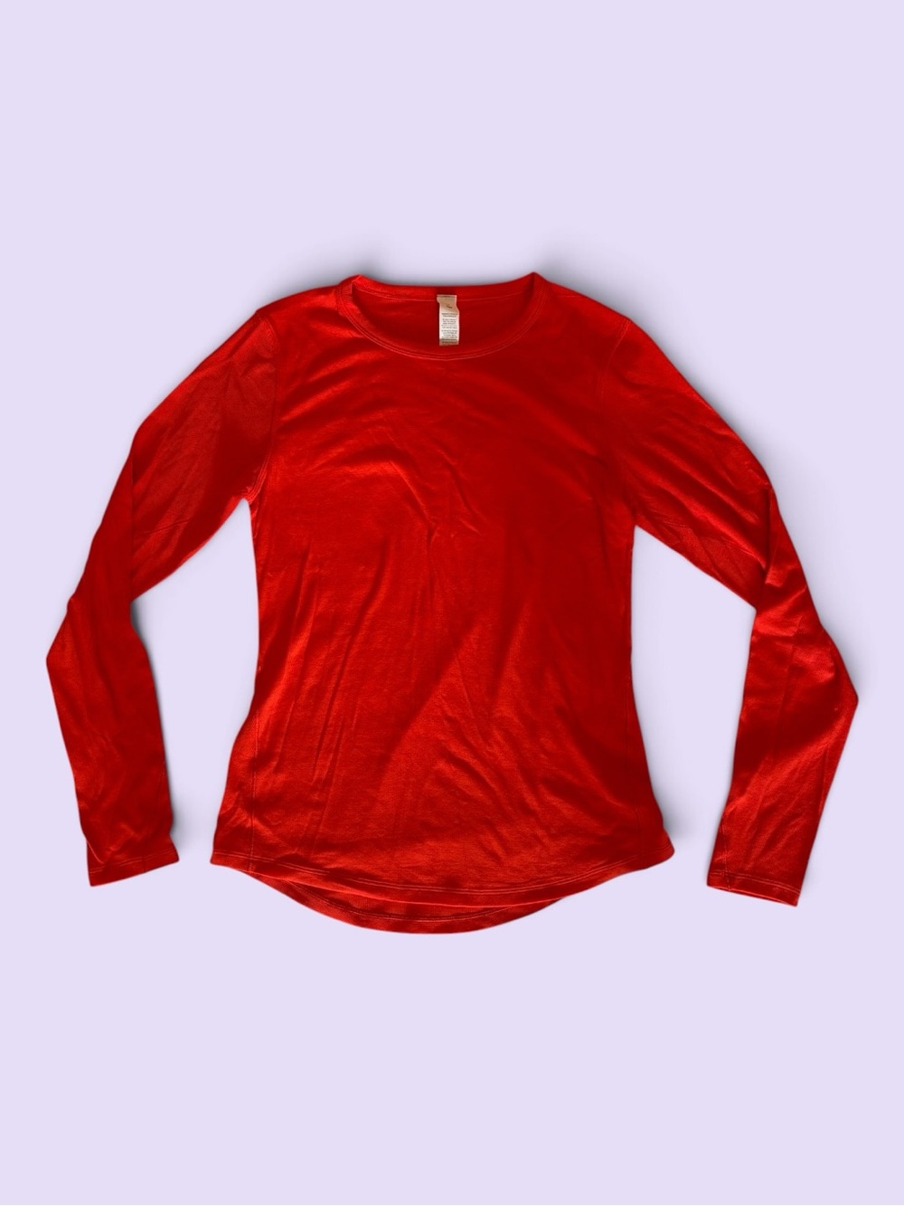 Lululemon Hold Tight Long Sleeve Shirt Cherry Ember